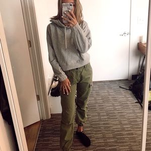 Army green pants